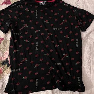 Eighty eight rose “drip” shirt XL